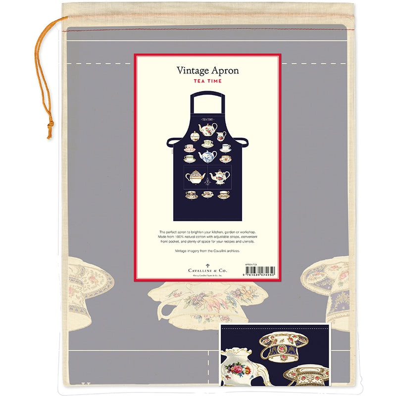 Tea Time Apron- Cavallini