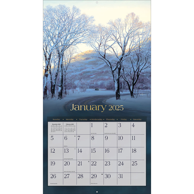 Around The World Wall Calendar 2025 - Lemon And Lavender Toronto