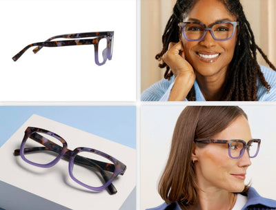 Athens Purple Botanical Reading Glasses - Peepers - Lemon And Lavender Toronto