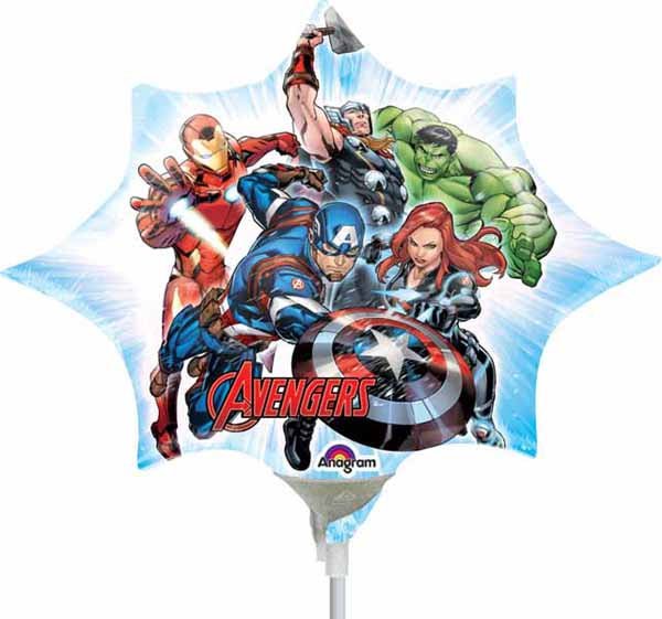 Avengers Mini Shape Balloon - Lemon And Lavender Toronto