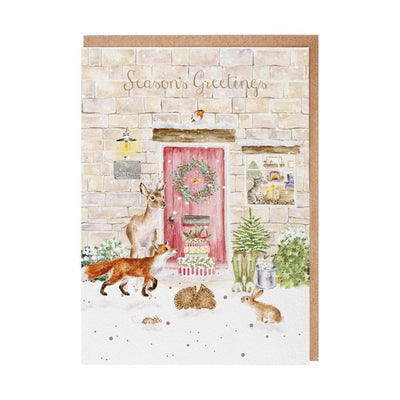 Christmas Cottage Boxed Cards Pack of 8