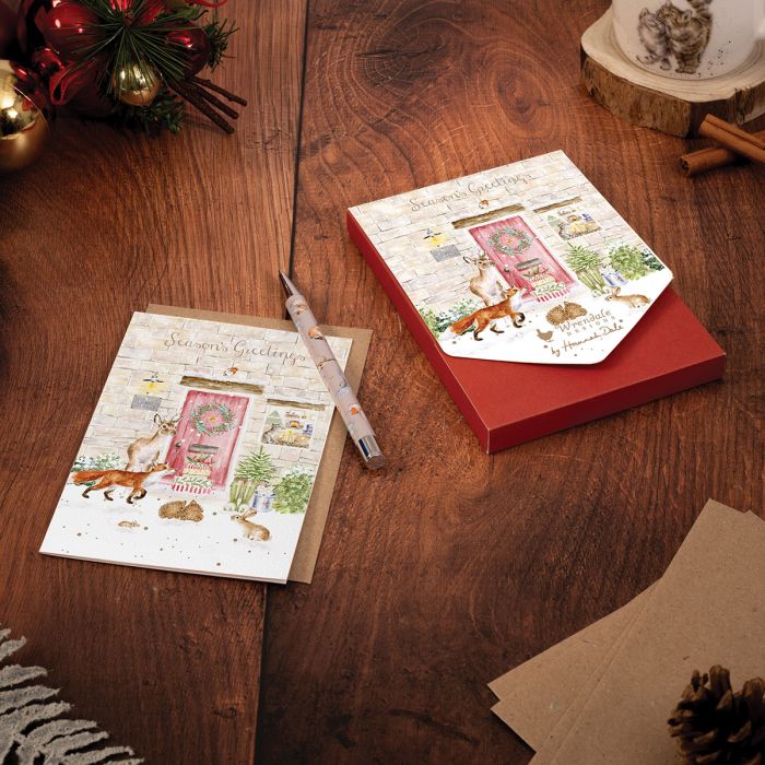 Christmas Cottage Boxed Cards Pack of 8