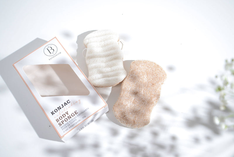 Konjac Walnut Exfoliating Body Sponge