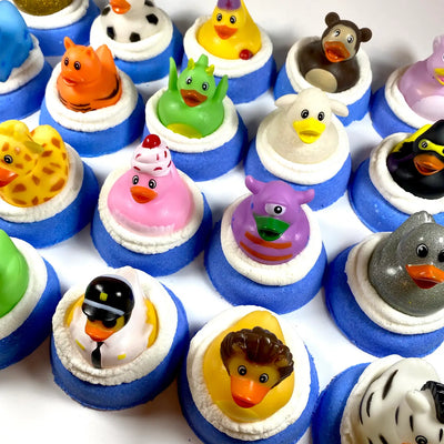 Rubber Duck On Donut Bath Bomb - Made in Canada