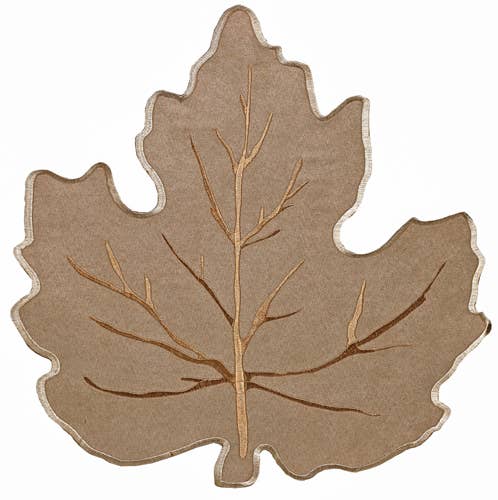 Leaf Placemat Orange or Beige
