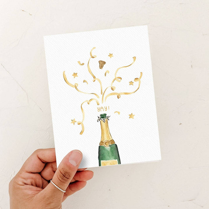 Pop the Champagne Card | Celebration Card