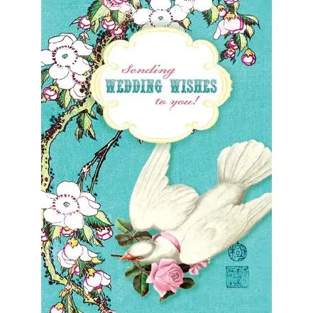 Sending Wedding Wishes To You! Dove Crad