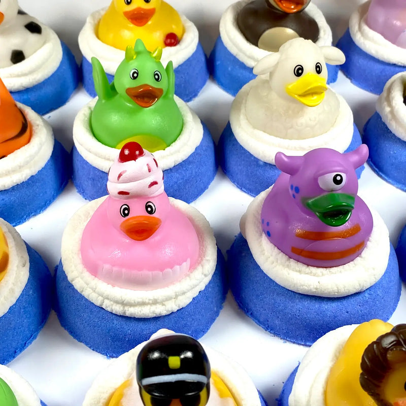 Rubber Duck On Donut Bath Bomb - Made in Canada