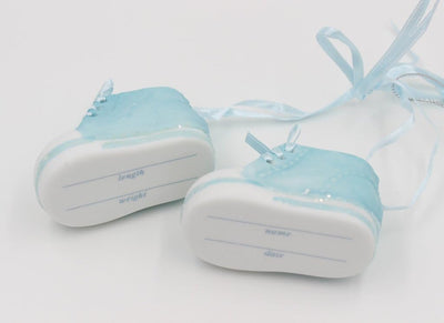 Baby Boy Shoe Ornament Set (2 pc. set) - Lemon And Lavender Toronto