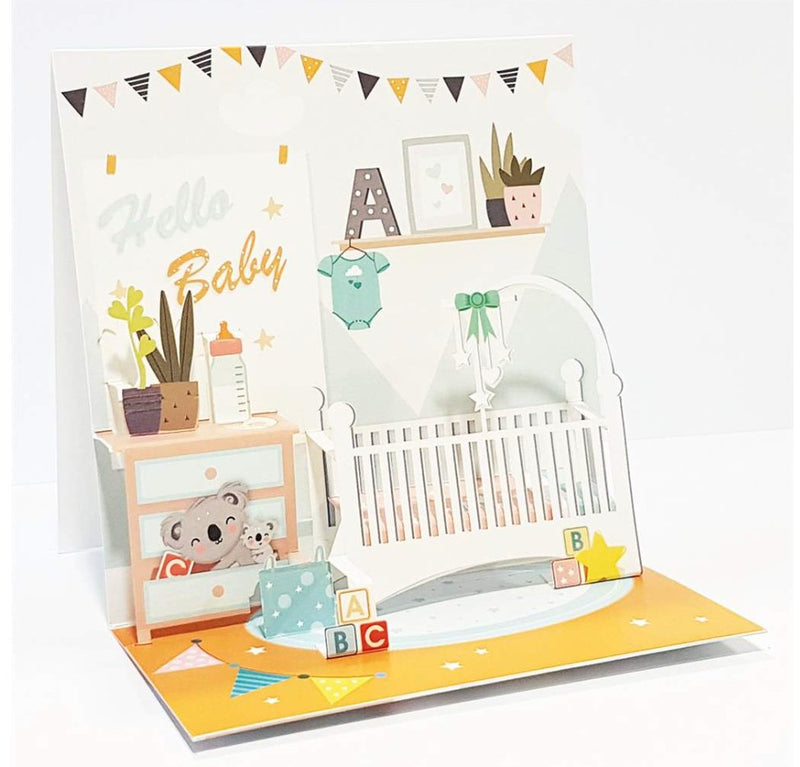 Baby Grande 3D Card - Lemon And Lavender Toronto