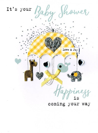 Baby Shower Card - Lemon And Lavender Toronto