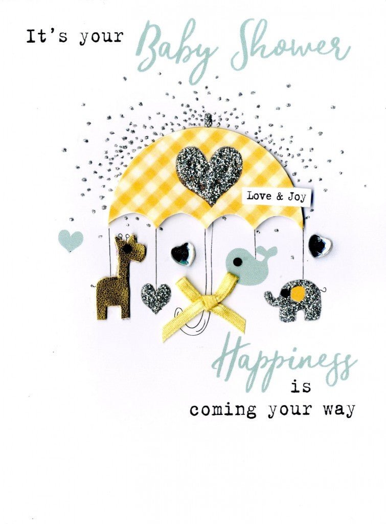 Baby Shower Card - Lemon And Lavender Toronto