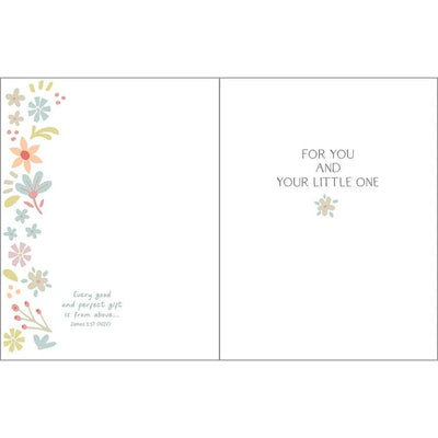 Baptism Blessings Greeting Card - Lemon And Lavender Toronto