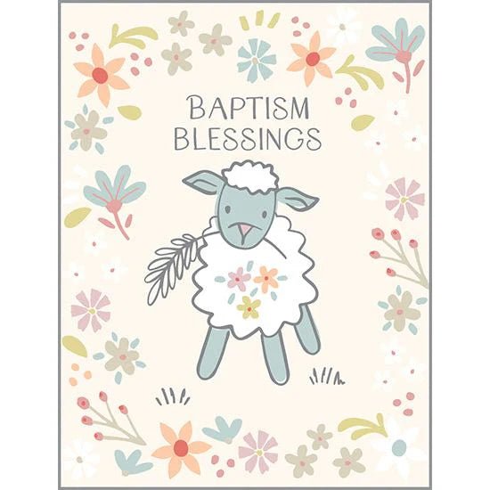 Baptism Blessings Greeting Card - Lemon And Lavender Toronto