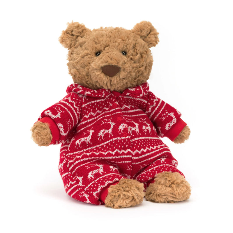 Bartholomew Bear Winter Pajamas - Jellycat - Lemon And Lavender Toronto