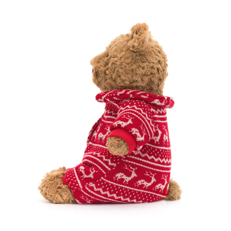 Bartholomew Bear Winter Pajamas - Jellycat - Lemon And Lavender Toronto