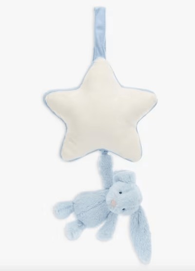 Bashful Blue Bunny Musical Pull - Jellycat Baby - Lemon And Lavender Toronto