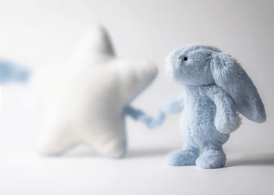 Bashful Blue Bunny Musical Pull - Jellycat Baby - Lemon And Lavender Toronto