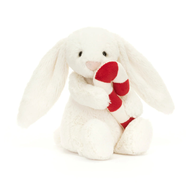 Bashful Bunny with Candy Cane 7" - Lemon And Lavender Toronto