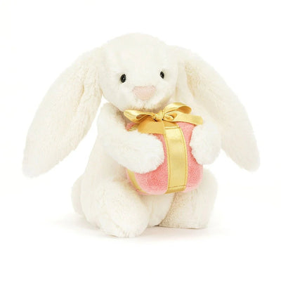 Bashful Bunny With Present - Little - Lemon And Lavender Toronto