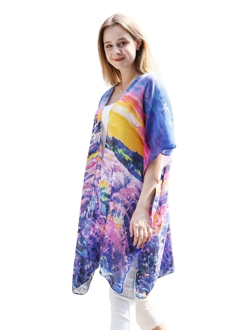 Purple Lavender Kimono