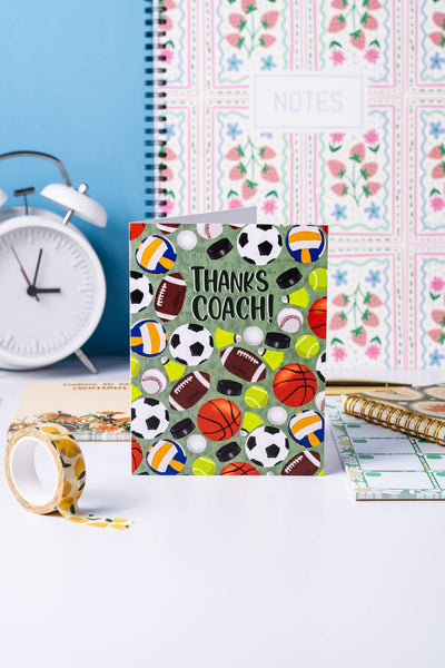 Thanks Coach! - Greeting Card