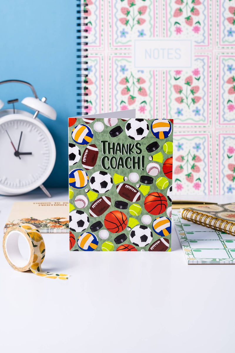 Thanks Coach! - Greeting Card