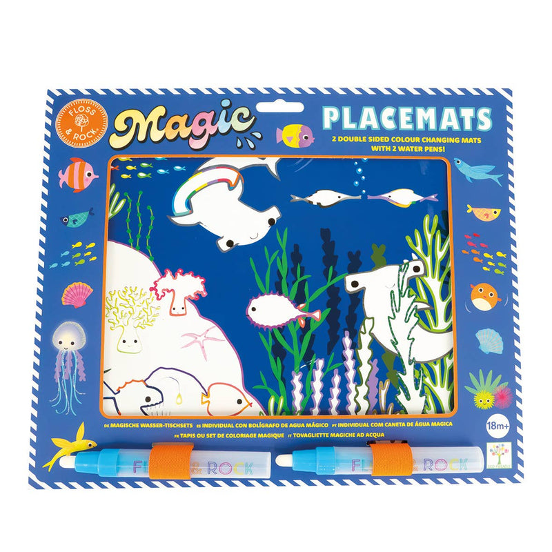 Ocean Magic Water Placemats-Floss & Rock