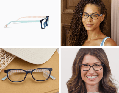 Beach Read ( Navy / Summer Stripe) Reading Glasses - Peepers - Lemon And Lavender Toronto