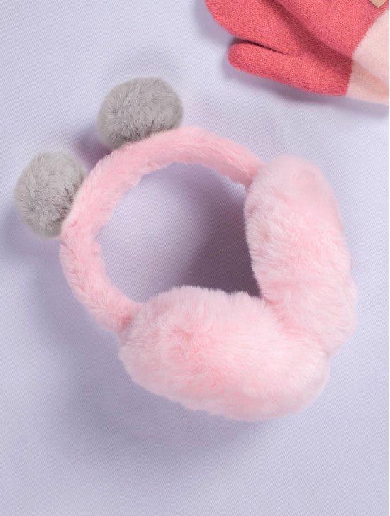 Bear Ears Plush Earmuff - Lemon And Lavender Toronto