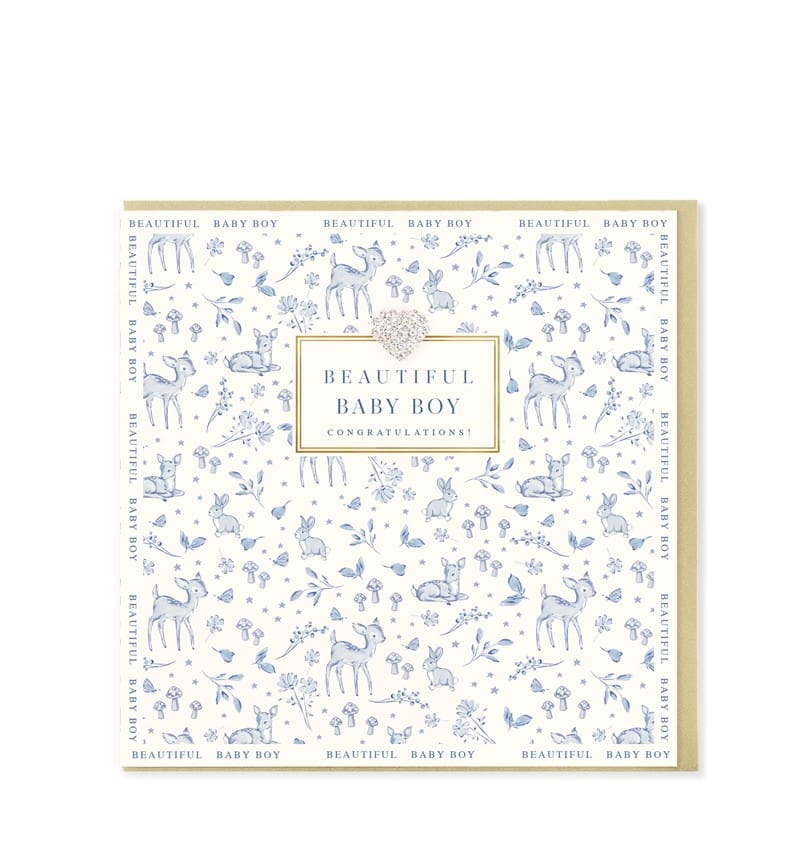 Beautiful Baby Boy Card - Lemon And Lavender Toronto