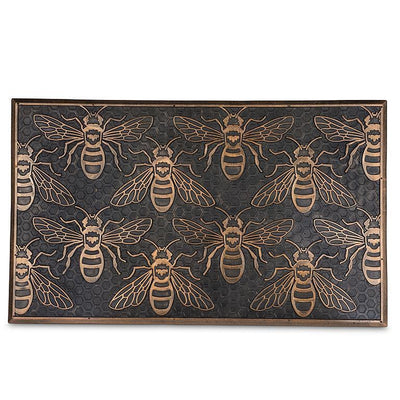 Bee Grid Doormat - Lemon And Lavender Toronto