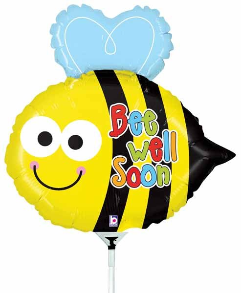 Bee Well Soon Mini Shape Balloon - Lemon And Lavender Toronto