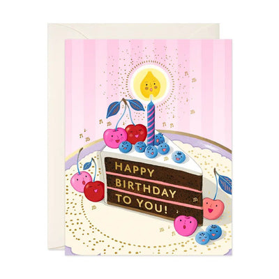 Berry Serenade Birthday Greeting Card - Lemon And Lavender Toronto