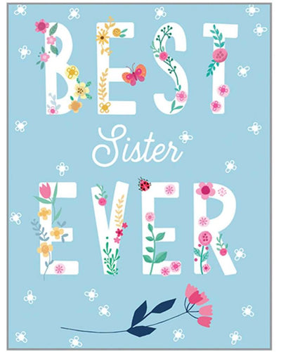 Best Sister Card - Lemon And Lavender Toronto