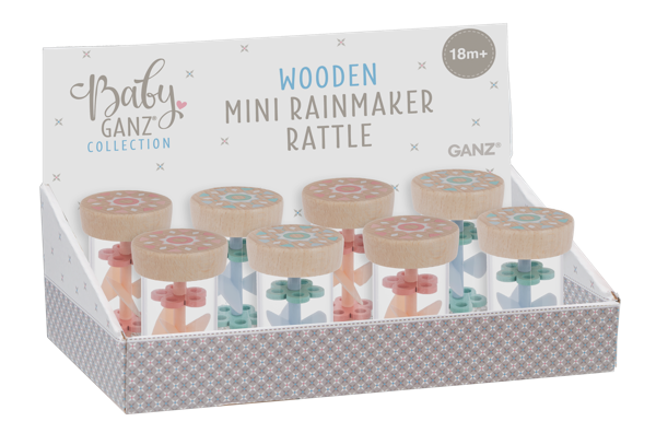 Wooden Mini Rainmaker Rattle