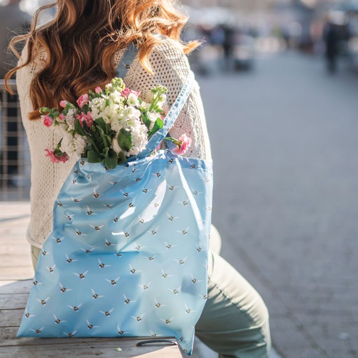 Busy Bee Foldable Shopping Bag