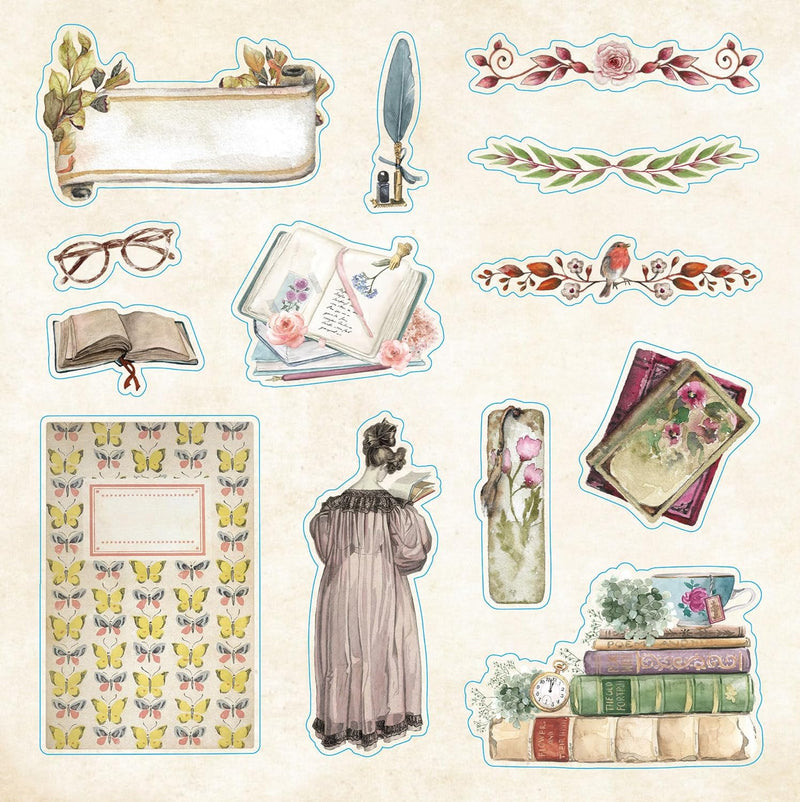 Bibliophelia Ephemera Sticker Book (over 780 stickers) - Lemon And Lavender Toronto