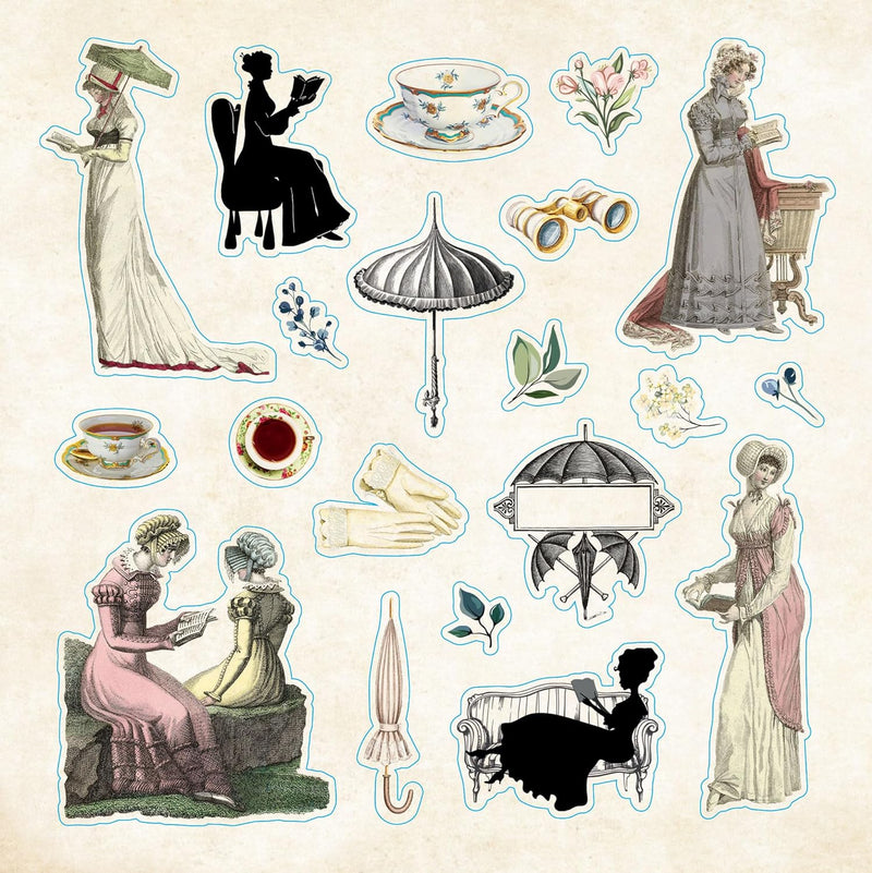 Bibliophelia Ephemera Sticker Book (over 780 stickers) - Lemon And Lavender Toronto