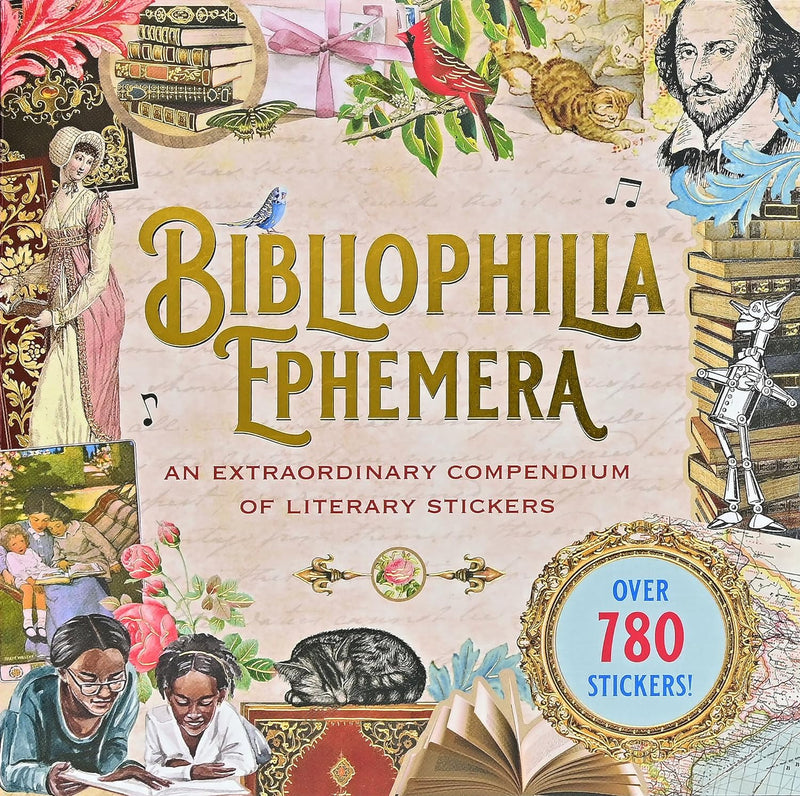 Bibliophelia Ephemera Sticker Book (over 780 stickers) - Lemon And Lavender Toronto