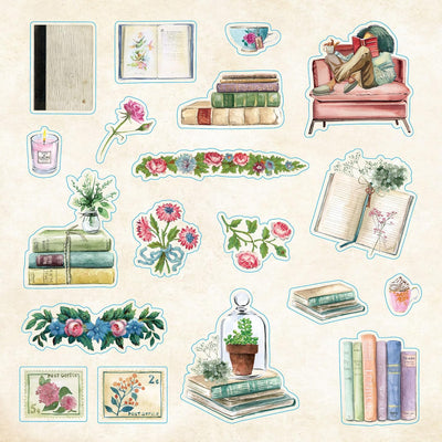 Bibliophelia Ephemera Sticker Book (over 780 stickers) - Lemon And Lavender Toronto