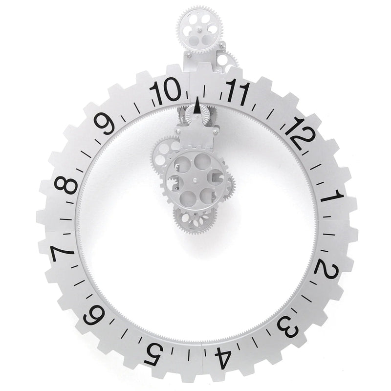 Big Wheel Wall Clock Silver - Lemon And Lavender Toronto