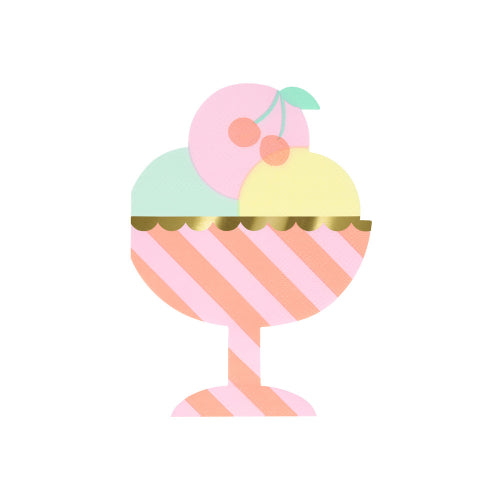 Ice Cream Sundae Napkins | Meri Meri