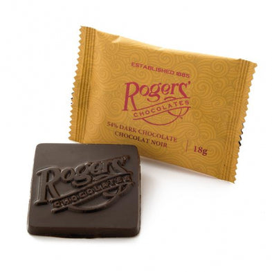 Rogers Dark Chocolate Logo Bar