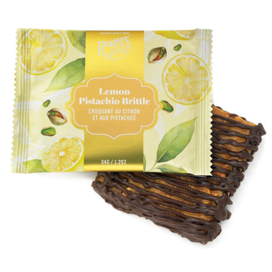 Lemon Pistachio Brittle Bar  - Rogers Chocolate