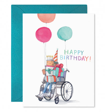 Wheelin Birthday Card