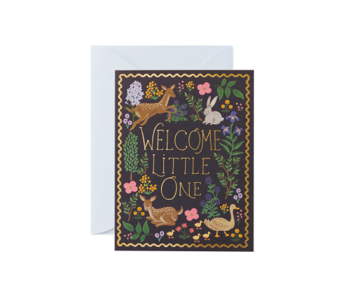 Woodland Welcome Baby Card