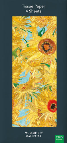 Museums & Galleries Tissue Vase With Twelve Sunflowers