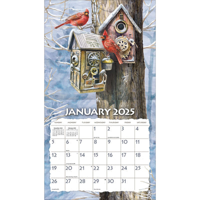 Birdhouses Wall Calendar 2025 - Lemon And Lavender Toronto