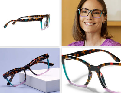 Birdie Peepfetti Tortoise Reading Glasses - Peepers - Lemon And Lavender Toronto